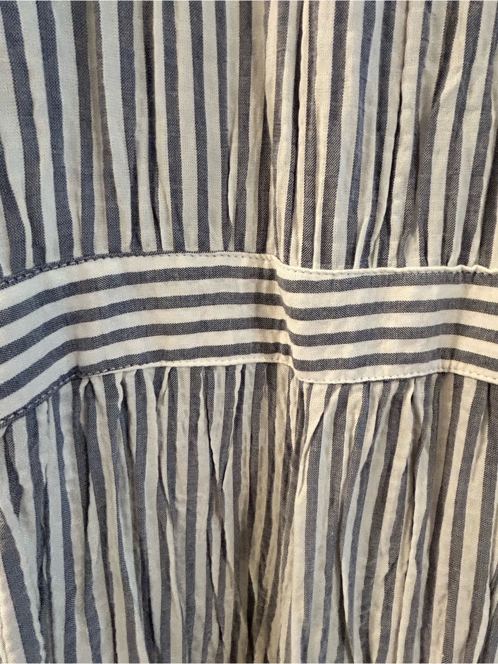 Max Studio Striped Jumpsuit White Blue Size XL - Picture 10 of 12